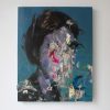 Abstract Portrait painting of oil on canvas by Jean-Luc Almond full image